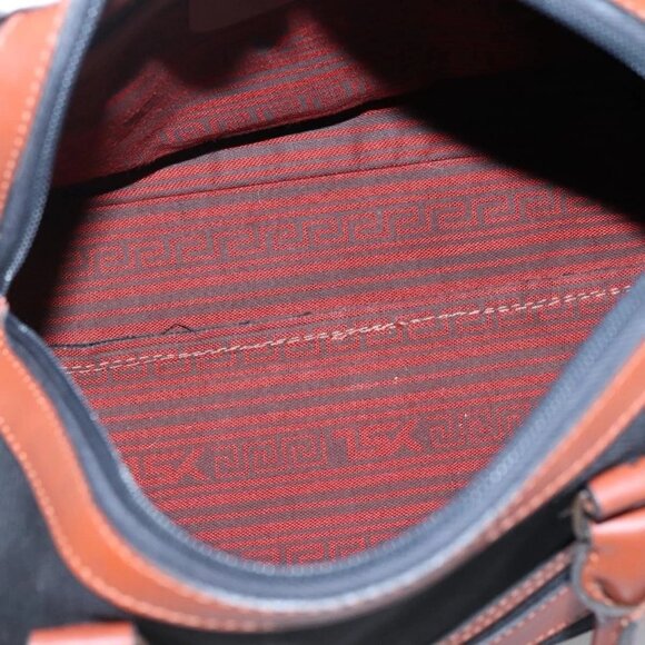 SAINT LAURENT Hand Bag Canvas Brown Auth BA4050 - Picture 13 of 16